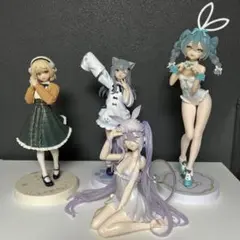 【箱無し】初音ミク rurudo しぐれいう なちょねこ フィギュア 4点セット