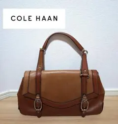 【美品】COLE HAAN ショルダーバッグ レザー ブラウン