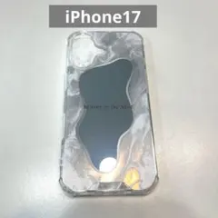 iPhone17 ケース マーブル柄 未使用