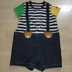 ミキハウス　ロンパース　80