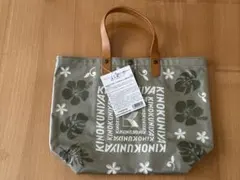 【新品】紀伊國屋 モンステラ柄 クリア帆布バッグのサムネイル