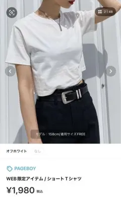 PAGEBOY ショートTシャツ