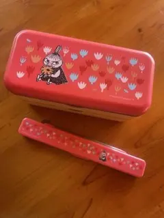 リトルミイ　2段お弁当箱〔箸箱、箸付き〕