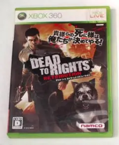 XBOX360 送料無料　DEAD TO RIGHTS RETRIBUTION