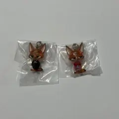 ズートピア ニック　めじるしアクセサリー　チャーム 2種セット