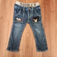 DOUBLE.B　ミキハウスダブルビー　デニムパンツ　 90　ダブルB