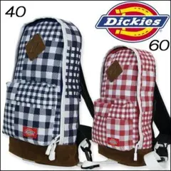 新品！Dickies ディッキーズ クレイジーギンガムデイショルダー40：ブルー