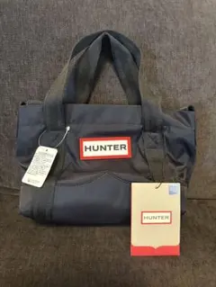 【新品・未使用】HUNTERナイロン ミニ トップ クリップ トート バッグ