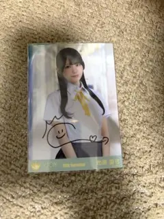 ≒JOY ニアジョイ 市原愛弓 生写真 直筆 僕たちの歌 チュウ ヒキ
