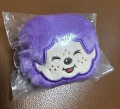 モンチッチ　フェイスぬいぐるみ　パープル