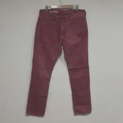 Gap 1969 スリム　デニムパンツ バーガンディ