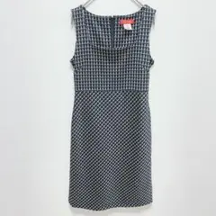 WooHop|幾何圖案滾邊拼接洋裝【2】方領拉鍊