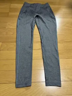 グレー ストレッチ レギンス M