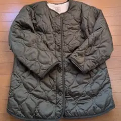 Samansa Mos2 ボアキルティングコート オリーブ