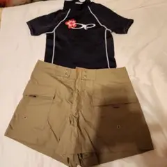 OP ラッシュガードとショートパンツセット