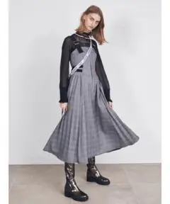 SNIDEL コルセットレイヤードワンピース