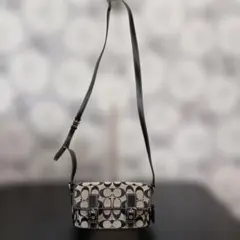 ❤❄❴¥9000❵✰極美品COACH☆シグネチャー キャンバス ショルダー