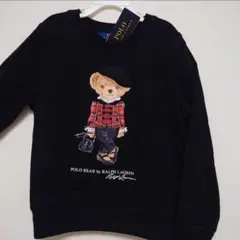 ラルフローレン　POLO BEAR トレーナー 黒 140サイズ