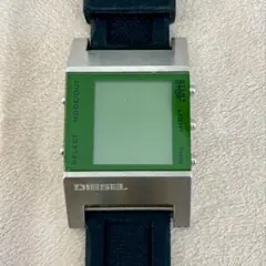 【ジャンク品】 DIESEL デジタル腕時計 DZ-7025