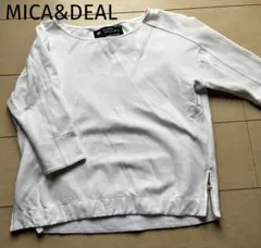 MICA&DEAL⭐︎トップス ⭐︎サイドジッパー付き⭐︎36⭐︎Sサイズのサムネイル
