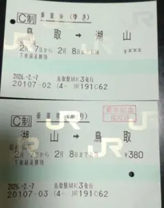 使用済み乗車券＆特急券など