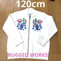 RUGGED WORKS ジップアップパーカー120cm