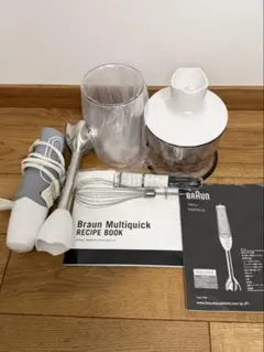 BRAUN ブラウン マルチクイック ハンドブレンダー セット 説明書・レシピ本のサムネイル