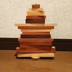 銘木 寄せ木 オブジェ ✨値下げしました✨のサムネイル