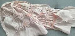 帯揚げ　絞り　くすみ色　中抜き　薄紫　ピンク　グレー　和装小物　中古