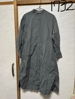 ユニクロ　古着　シャツワンピース　サイズM