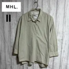 20ss MHLマーガレットハウエル コットン シャツ M グレー - メルカリ