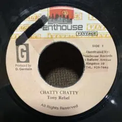 Tony Rebel - Chatty Chatty レゲエレコード