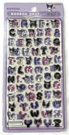 【正規品】【新作】ボンボンドロップシール　サンリオ文字（クロミ）1点限り