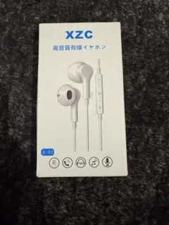 XZC 高音質 有線イヤホン E-02 マイク付 美品