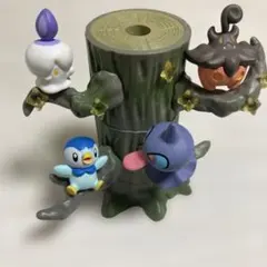 ポケモン リーメント ジオラマ 天気の木 タワー☆フィギュア コンプ 