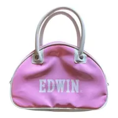 EDWIN ナイロンミニボストンバッグ　ピンク　y2k