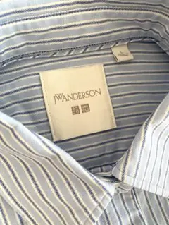 UNIQLO JW ANDERSON ストライプシャツ 長袖 Lのサムネイル