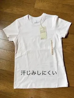 無印良品 汗じみしにくい クルーネック半袖Tシャツ ライトピンク Sのサムネイル
