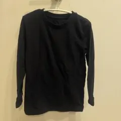 ユニクロ　ヒートテック　黒　ブラック　120cm トップス　長袖　防寒