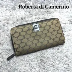 Roberta di Camerino 総柄ロゴ ラウンドファスナー 長財布のサムネイル
