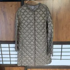 UNIQLO ウルトラライトダウンコート ブラウン L