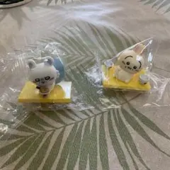 松屋　ちいかわ　フィギュア　うさぎ　　モモンガ2点セット