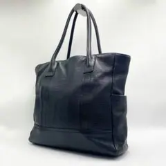 稀少✨　アッズーニ トートバッグ 馬革　オールレザー　肩掛け A4 黒