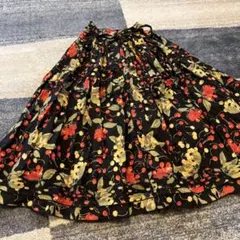 ワンダフルワールド カネコイサオ 迷彩柄 フリル付き フレアスカート mamapocket4976_20190503-16