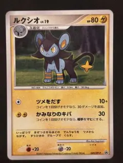 ポケモンカード ルクシオ Lv.19 PROMO 049/DP-P 大玉ホロ