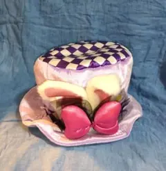 レア　ディズニーストア　コスプレ　ディズニー　アリス　白うさぎ　ハット　帽子