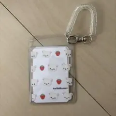 コリラックマ　クリアパスケース　定期入れ　透明