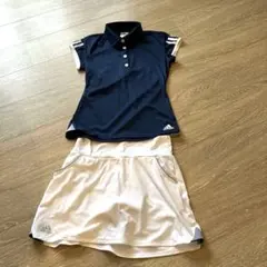 adidas テニスウェア　ポロシャツとスカートセット　アディダス　ゴルフウェア