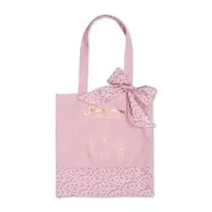 マロンクリーム トートバッグ リボン