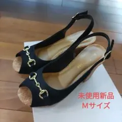 未使用新品⭐coche et coche ビット付きサンダル ブラック Mサイズ
